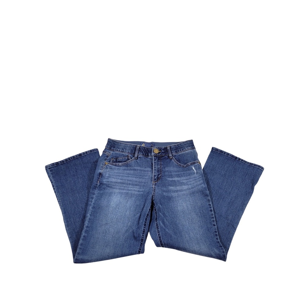 Democracy Women's Flared "Ab Solution" Jeans in Medium Blue